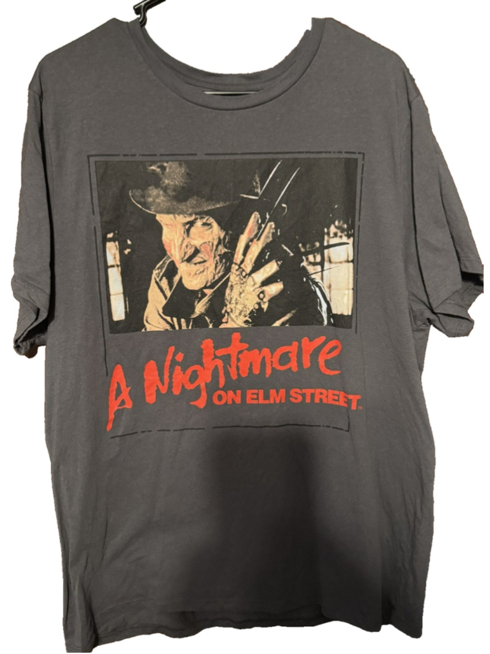A Nightmare on Elm Street Logo T-Shirt Men's Size XL Gray